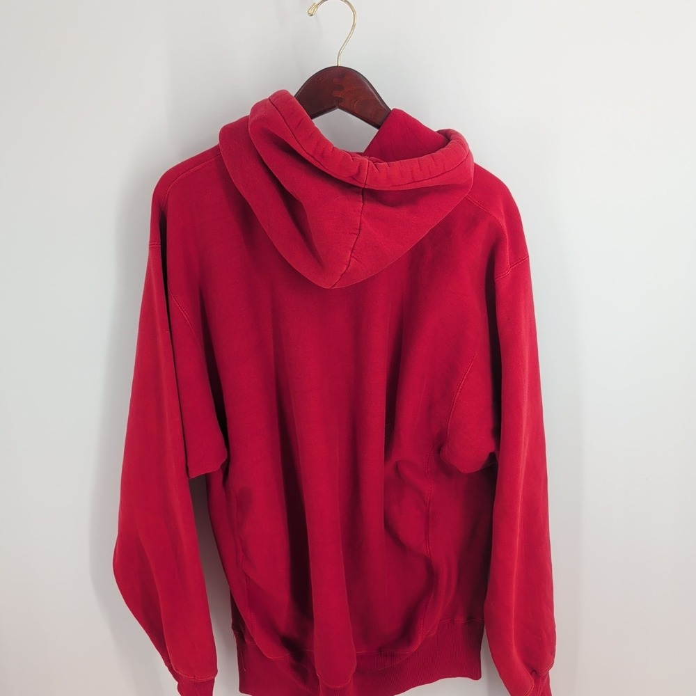 Ohio State Buckeyes Football NCAA Steve & Berry's Pullover Hoodie Red Size L - Picture 8 of 8